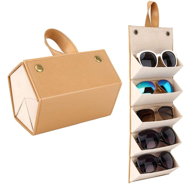 ESTUCHE ORGANIZADOR DE GAFAS DE 5 PUESTOS